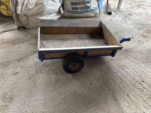 Wooden trailer berg kart - go,